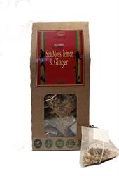 Genni Sea Moss Lemon & Ginger Bio Degradable Pyramid Tea Bags 15 Bags