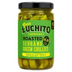 GRAN LUCHITO Gran Luchito Roasted Sliced Serrano Green Chillies 215g