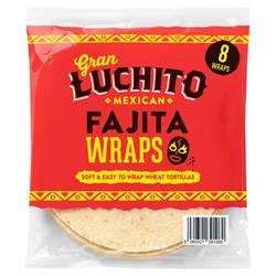 GRAN LUCHITO Gran Luchito Soft Medium-Sized Fajita Wraps 320g