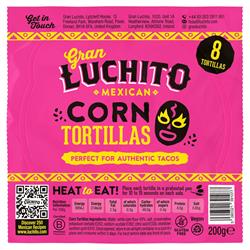 GRAN LUCHITO Gran Luchito Gluten Free Corn Tortillas Wraps 200g