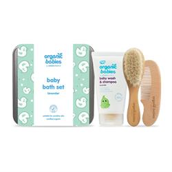 Green People Organic Babies Baby Bath Set Lavender 425g
