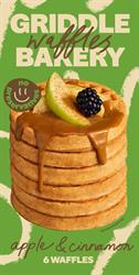 Griddle Griddle Bakery Apple & Cinnamon Wholegrain Toaster Waffles 200g