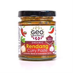 Geo Organics Pastes - Organic Indonesian Rendang Curry Paste 180g