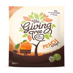 Giving Tree Snacks Freeze Dried Peach Crisps 38g