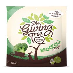 Giving Tree Snacks Vacuum Fried Broccoli Crisps 18g