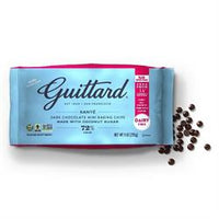 Guittard Guittard 72% Sante Dark Choc Chips with Coconut Sugar. 255g.