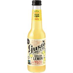 Gusto Gusto Organic Fairtrade Sparkling Sicilian Lemon with Yuzu 275ml