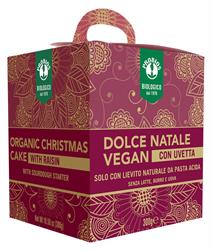 Go Vegan Organic Vegan Panettone with Sourdough Spelt and Raisins 300g