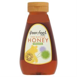 Groovy Food Groovy Squeezy Organic Fine Blossom Honey 340g