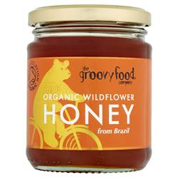 Groovy Food The Groovy Food Company Organic Brazilian Wildflower Honey 340g