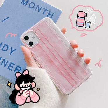 Funda para teléfono con máscara creativa para Iphone12 pro 