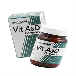 HealthAid Vit A & D Complex  Capsules 60's