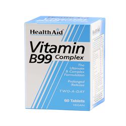 HealthAid Vit B99 Complex - Prolonged Release Tablets  60's