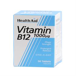 HealthAid Vitamin B12 1000Ug - 50 Tablets