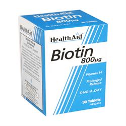 HealthAid Biotin 800ug - 30 Tablets