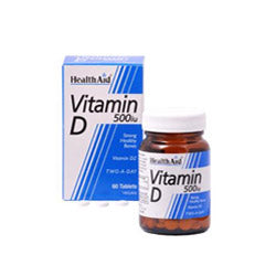 HealthAid Vitamin D 500iu - 60 Tablets