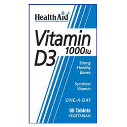 HealthAid Vitamin D3 1000iu - 30 Tablets