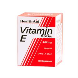 HealthAid Vitamin E 600iu Natural Capsule 30's