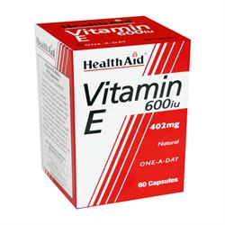 HealthAid Vitamin E 600iu Natural Capsules 60's