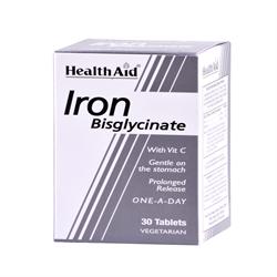 HealthAid Iron Bisglycinate (Iron with Vitamin C)  Tablets 30's