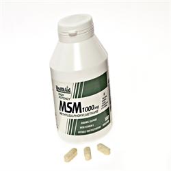 HealthAid MSM 1000mg   Tablets 180's