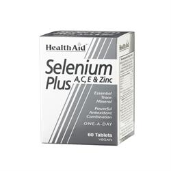 HealthAid Selenium Plus (Vitamins A C E & Zinc)   Tablets 60's