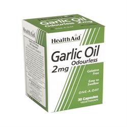 HealthAid Garlic Oil 2mg (odourless) Vegicaps 30's