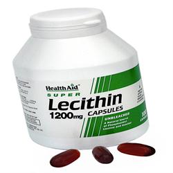 HealthAid Lecithin 1200mg (unbleached) Capsules 100's