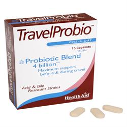 HealthAid Travel Probio - 15 Vegicaps