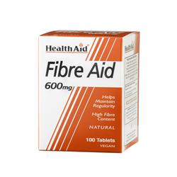 HealthAid Fibre Aid 600mg (95% Fibre) - 100 Tablets