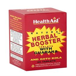 HealthAid Herbal Booster with Guarana - 30 Tablets