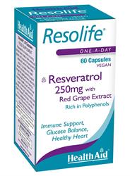 HealthAid Resolife (Resveratrol 250mg) Capsules 60's