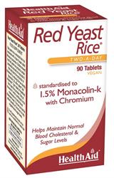 HealthAid Red Yeast Rice - 90 Tablets