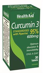 HealthAid Curcumin 3 - 30 Tablets