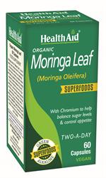 HealthAid Organic Moringa Leaf - 60 Capsules