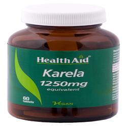 HealthAid Karela Extract 1250mg  Equivalent - 60 Tablets