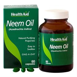 HealthAid Neem Oil - 60 Capsules