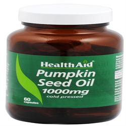 HealthAid Pumpkin Seed Oil 1000mg Equivalent Capsules 60's