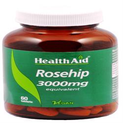 HealthAid Rosehip 3000mg Equivalent - 60 Tablets