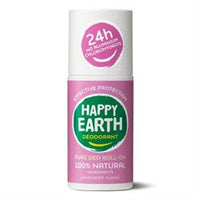 Happy Earth Happy Earth 100% Natural Deodorant Roll-On Lavender Ylang 75ml