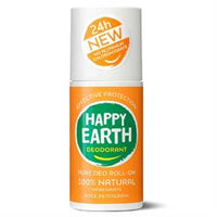 Happy Earth Happy Earth Natural Deodorant Roll-on Rose Petitgrain 75ml