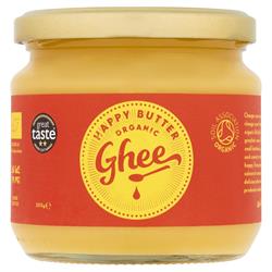 Happy Butter Artisan Organic UK Ghee 300g Jar