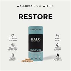 Halo Health and Beauty RESTORE -Daily bone and joint support for strength and mobility