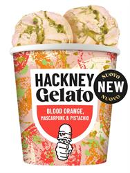 Hackney Gelato Blood Orange Mascarpone & Pistachio Gelato 420ml