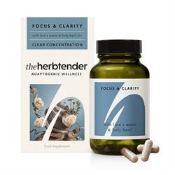 The Herbtender Focus & Clarity with Lion's Mane & Holy Basil | 60 Capsules