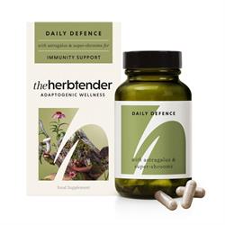 The Herbtender Daily Defence with Astragalus & Super-Shrooms 60