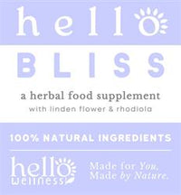 Hello Wellness Hello?Bliss mood support 400mg 30 caps