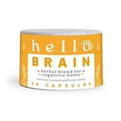 Hello Wellness FREE Hello Brain brain support 400mg 30caps