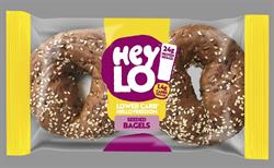 Heylo FREE Bakery Fresh Seeded Low Carb Bagels Pack of 2 x 75g