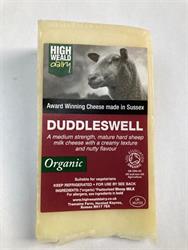 High Weald Organic Duddleswell Mature Sheep Milk Cheese 125g